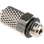 M-5H-4, M Series Straight Threaded Adaptor, M5 Male to Push In 4 mm ...
