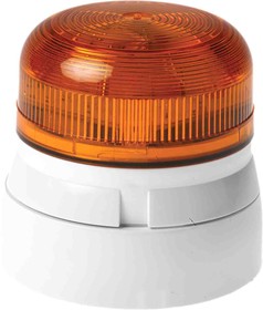 Фото 1/4 QBS-0003, Flashguard QBS Series Amber Flashing Beacon, 110 V ac, Surface Mount, Xenon Bulb