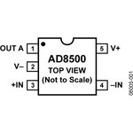 AD8500AKSZ-REEL7, Операционный усилитель общего применения 7кГц полный выход SC70-5