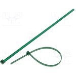 115-00005, Cable Tie 195 x 4.7mm, Polyamide 6.6, 245N, Green