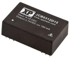 JCB0324S05, Isolated DC/DC Converters - Through Hole DC-DC CONVERTER, 3W, SINGLE O/P