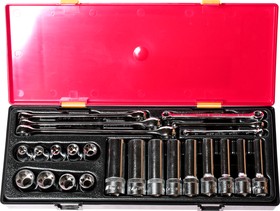 Набор инструментов TORX (ключи Е6-Е24, головки Е10-Е24) в кейсе 24 предмета JTC /1
