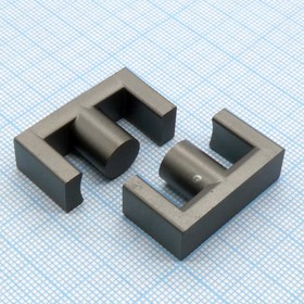 ETD29 P3 core, (пара), Сердечник ферритовый ETD29 P3 30.6х15.8х9.8мм пара, без зазора, Al=2125nH комплект 2шт – купить оптом и в розницу