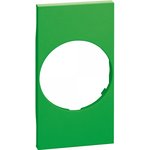 BT Living now Зеленый Лицевая панель для розеток 2К+З немецкого стандарта 2 мод