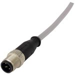 21348485585010, Sensor Cables / Actuator Cables M12-A 5PIN M/F ST DOUBLE END 1.0M PVC