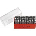292A.5, 5mm x 27 Piece Engraving Punch Set, (Letters: A → Z, Centre punch)