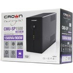 Источник бесперебойного питания CROWN CMU-SP1500COMBO USB CM000003127