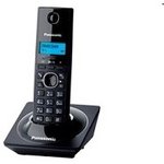 Panasonic KX-TG1711RUB (черный) <АОН, Caller ID,12 мелодий звонка,подсветка . 