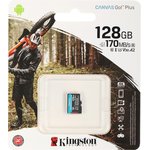 Карта памяти Kingston Canvas Go! Plus microSDXC UHS-I Cl10, SDCG3/128GBSP