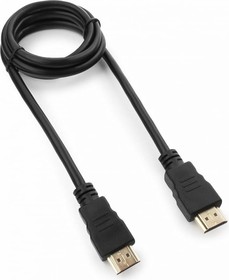 Фото 1/6 Кабель HDMI 1м v2.0 M/M позол.разъемы, экран, черный пакет GCC-HDMI-1M