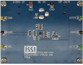 IS31AP4912-UTLS2-EB, Audio IC Development Tools Eval Board for IS31AP4912