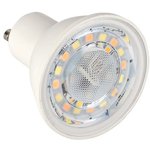 Лампа Умная Connect 5Вт грибовидная прозрачная RGBW GU10 220-240В WIFI EKF ...