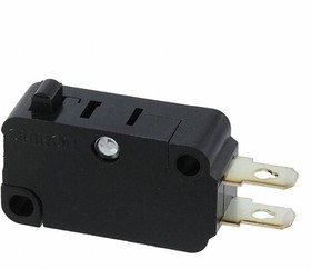 D2RV-G, Switch Snap Action N.O. SPST Pin Plunger 0.25A 100VDC 10VA 0.98N Screw Mount Solder