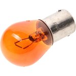 12211, Лампа 12V PY21W BA15s желтая Amber HNG