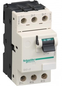 Фото 1/3 Schneider Electric GV2 Автоматический выключатель с магнитным расцепителем 18А, кнопочное управление