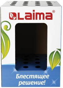 Фото 1/5 Дисплей для швабр напольный LAIMA, 50х37х37 см, 16 отверстий, картон, 504998