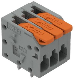2601-1103, TERMINAL BLOCK, WIRE TO BRD, 3POS, 16AWG