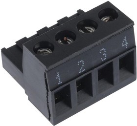 25.320.0453.1, TERMINAL BLOCK PLUGGABLE, 4 POSITION, 22-12AWG