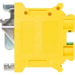 SCR-UT-10-pe, Screw terminal block 10 UT ground