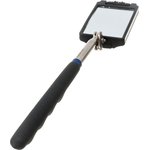 Telescopic mirror 50x80 mm with LED, 300-880 mm HT4R504