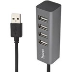 USB Хаб HOCO HB1 4хUSB (серый)