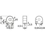 Pulse current transformer, 20 Hz, 300 Hz, 40 A