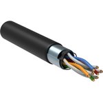 Каб. в. п. F/UTP кат. 5E 4x2х24AWG solid LSZH 305м чер. | LC3-C5E04-329 | ITK