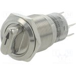 LAS1-AGQ-11X/23/G/12V/S, Переключатель: поворотный, Пол ...