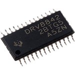 DRV8842PWP, Brushed Motor Driver IC, 45 V 3.5A 28-Pin, HTSSOP