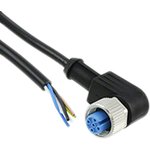 2273089-1, Right Angle Female 5 way M12 to Unterminated Sensor Actuator Cable, 1.5m