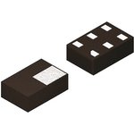 PRTR5V0U2F,115, Dual-Element Uni-Directional ESD Protection Array, 6-Pin SOT-886