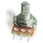 P160KN-0QC20A10K, Potentiometers 16mm Rotary Panel Potentiometer