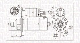 063721323010, Стартер: VOLKSWAGEN, AUDI, SKODA, SEAT