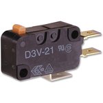 D3V-16-1C25, Микропереключатель SNAP ACTION; без рычага; SPDT; 16A/250ВAC