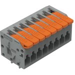 2601-1108, TERMINAL BLOCK, WIRE TO BRD, 8POS, 16AWG