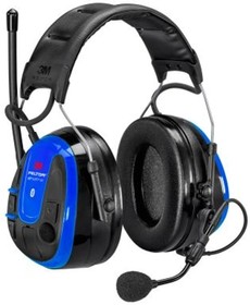 Фото 1/4 7100205302, WS Alert XPI Wireless Speak & Listen Electronic Ear Defenders with Headband, 30dB, Blue, Noise Cancelling