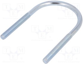 CB10.77.138(2 1/2"), U-bolt; B; 1.5; steel; zinc; Thread len: 70mm; for fixing pipes