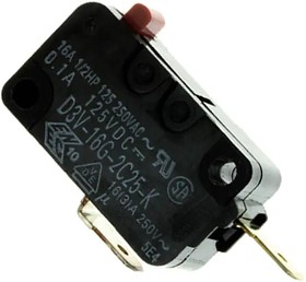 D3V-16G-2C25-K, Basic / Snap Action Switches MINIATURE BASIC SWITCH
