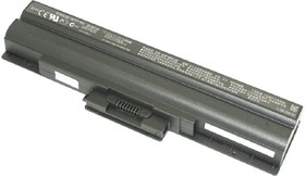 Фото 1/2 Аккумуляторная батарея для ноутбука Sony Vaio VGN-AW, CS FW (VGP-BPS13) 4800mah черная