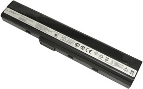 Фото 1/4 Аккумуляторная батарея для ноутбука Asus A42, A52, K52 4400mAh A32-K52 черная