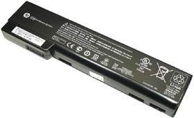 Фото 1/2 Аккумуляторная батарея для ноутбука HP Compaq 6560b (HSTNN-LB2G) 10.8V 55Wh черная