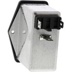 2A, 250 V ac Male Panel Mount IEC Filter 2 Pole FN284-2-06, Faston 2 Fuse