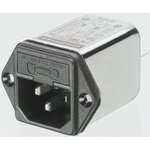 FN9260S-4-06-10, Filtered IEC Power Entry Module, IEC C14, General Purpose, 4 А ...