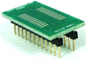 Фото 1/2 PA0009, Sockets & Adapters SOIC-24 to DIP-24 SMT Adapter