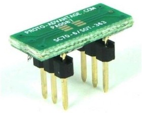 PA0087, Sockets & Adapters SC70-6 to DIP-6 SMT Adapter