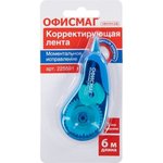 Корректирующая лента N1, 5 мм х 6 м, синий корпус, в блистере, 225591