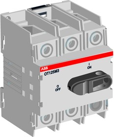 ABB OT25M3 25А Выключатель-разъединитель 3Р 25A на DIN-рейку и монт. плату