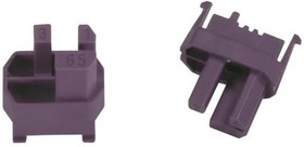 17790000026, Hard Metric Connectors HM Coding Key, female, RAL 4005 Blue Lilac