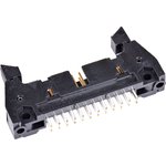 N3627-6202RB, 3000 Series Straight Through Hole PCB Header, 24 Contact(s) ...