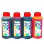 2771002140053, Комплект чернил OCP BKP230, C, M, Y230 пигментные, комплект 4 x 100 г.
